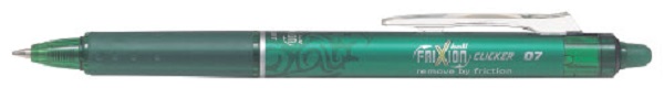 2061-004 PILOT FriXion Clicker 0,7 zelený roller