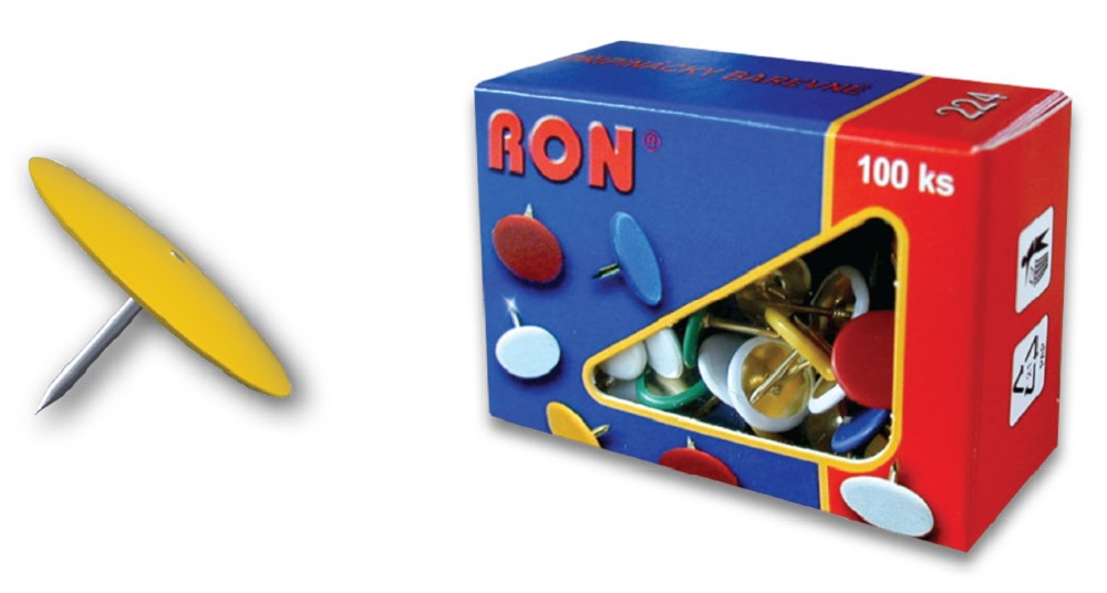 224 B připínáček barevný 100ks