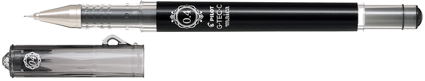 2507-001 Gelový roller černý  jehlič.hrot G-TEC-C Maica  