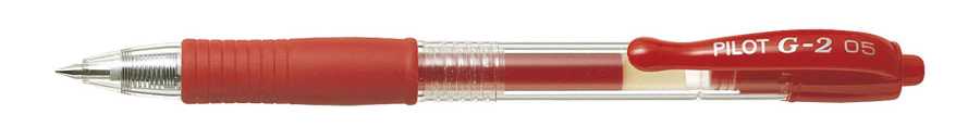 2605-702 gelový roller G-2 červený 0,7