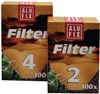 ALUFIX filtry na kávu 2/100