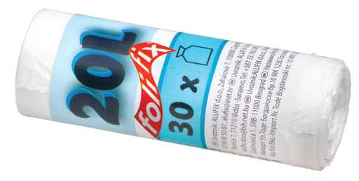 ALUFIX pytle  20l/30 Folifix, 45x50cm, bílé  MS2030UNIX