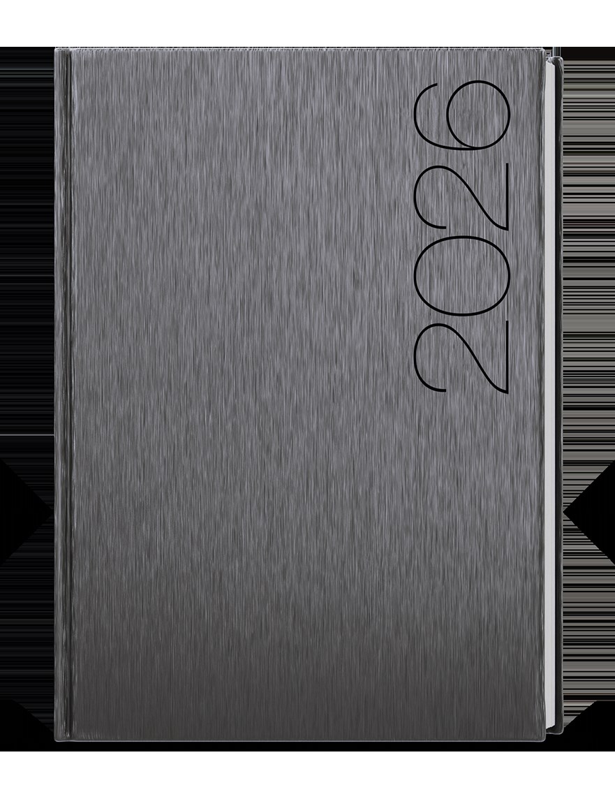 *B26  BDD30-31-26  Denní diář - David - ForMen - A5 - Grey