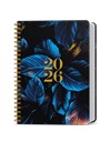 *B26  BDD9S-2-26  Denní diář - David - Twin - A5 - Modré listy , spirála