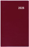 *B26  BMD1-3-26  Měsíční diář - Diana - PVC - bordó