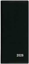*B26  BMX1-2-26  Měsíční diář - Xenie - PVC - černá
