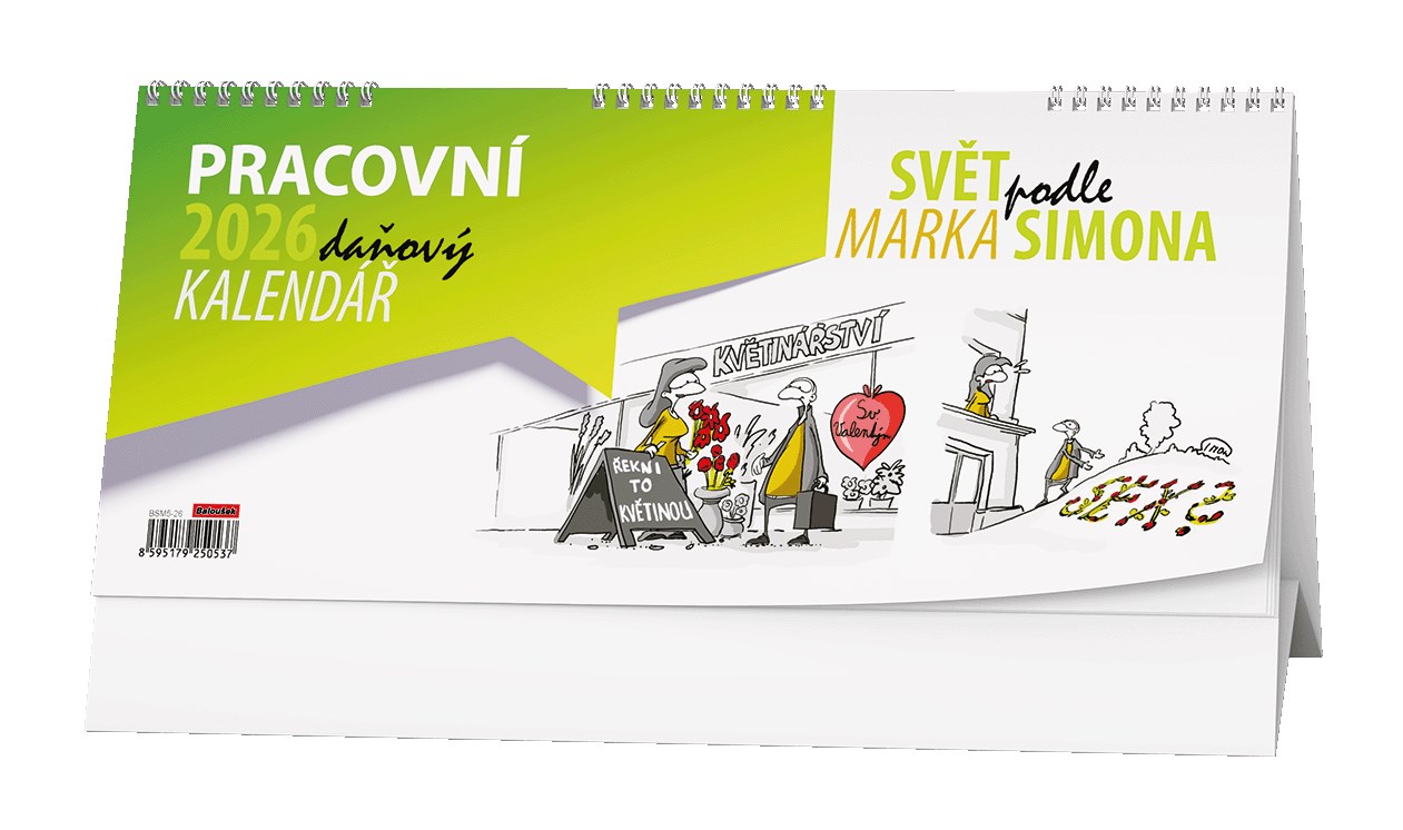 *B26  BSM5-26  Pracovní daňový kalendář - Svět podle Marka Simona            , daňové termíny