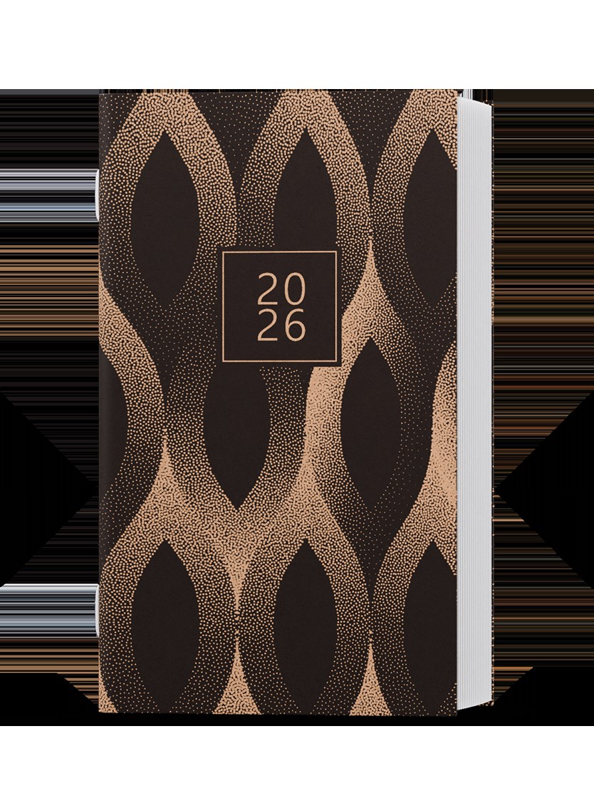 *B26  BTA2-1-26  Týdenní diář - Alois - Kraft - Vlnovka , obálka z kraftového papíru