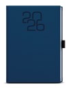 *B26  BTO27-1-26  Týdenní diář - Oskar - Fabric - A5 - modrá , poutko