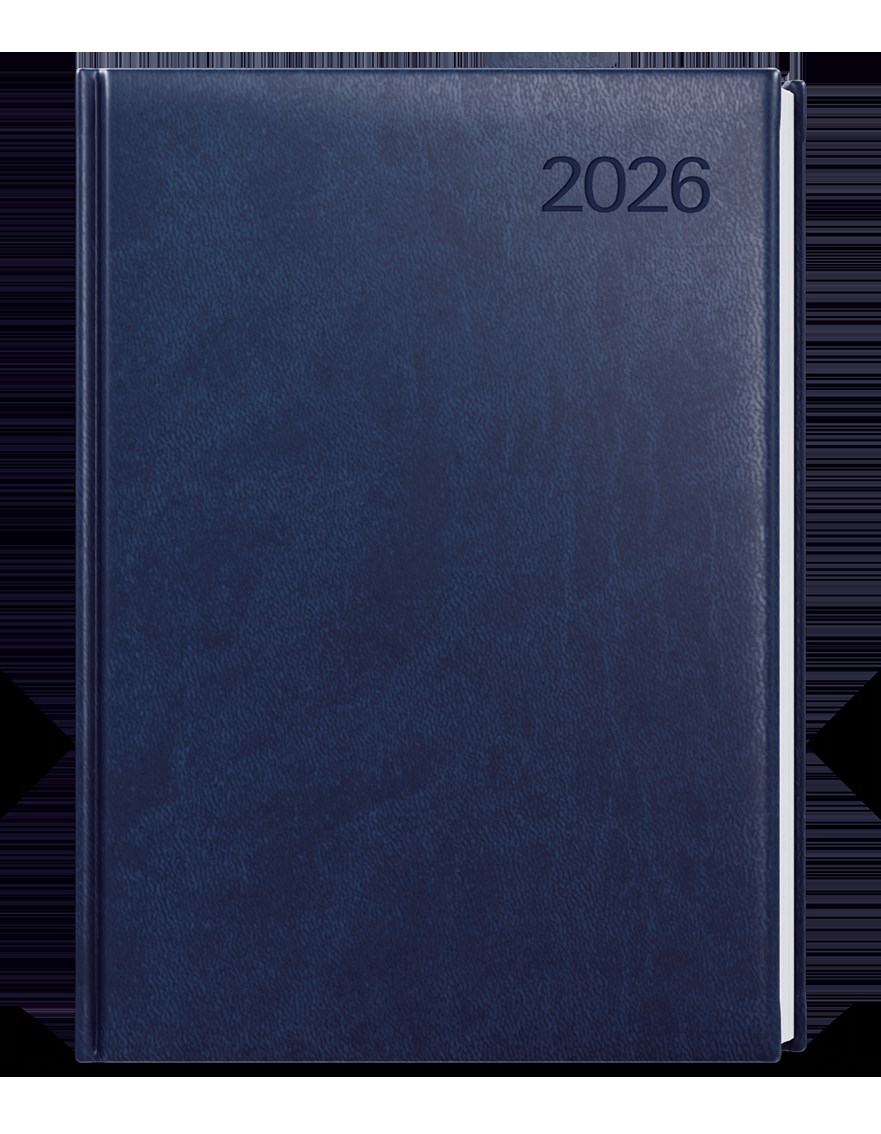 *B26  BTT6-1-26  Týdenní diář - Tomáš - Vivella - A4 - modrá