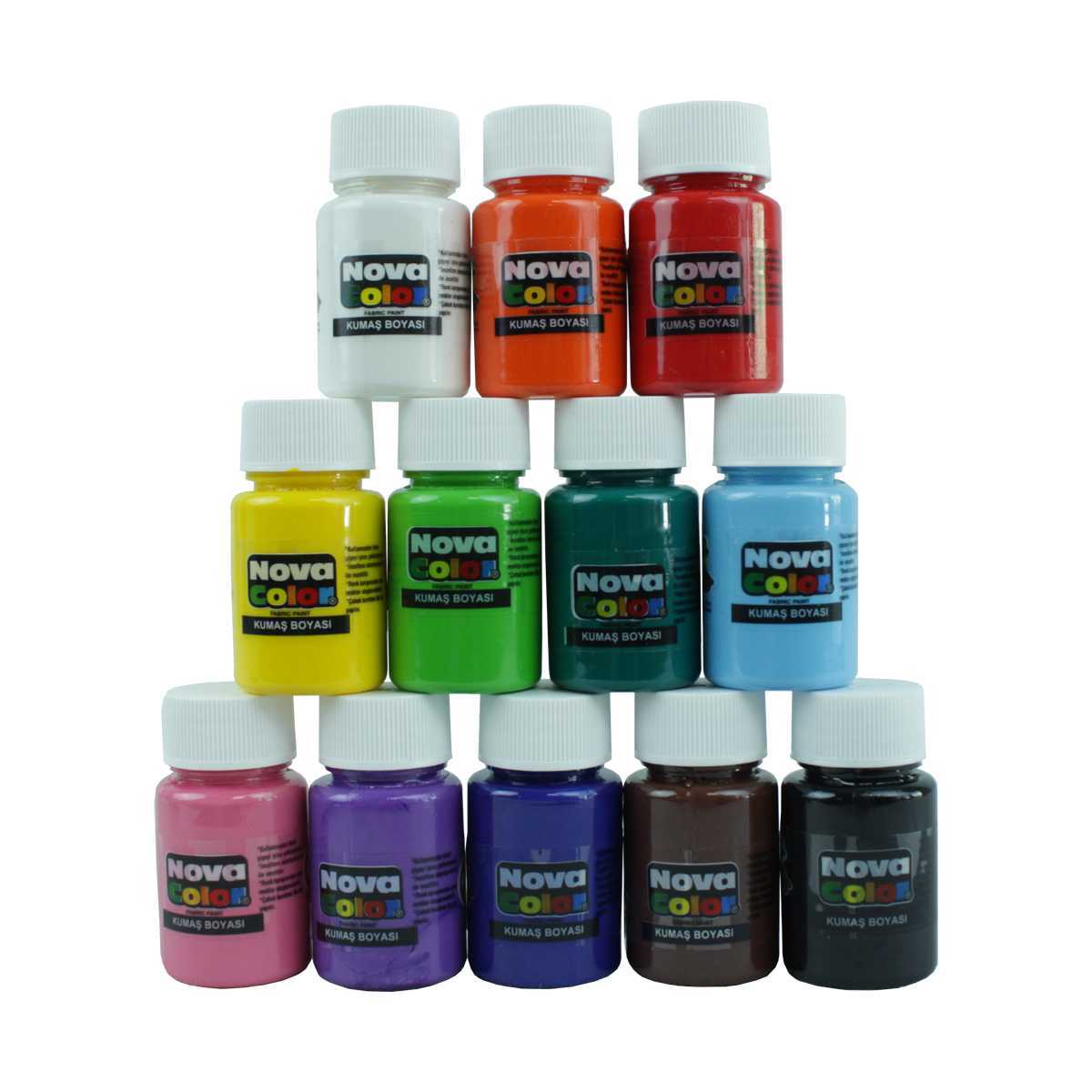 Barva na textil,  hnědá 30ml NC-165