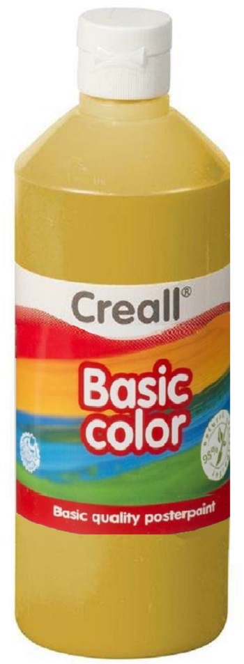 Barva temperová 500ml okrová Creall E30077