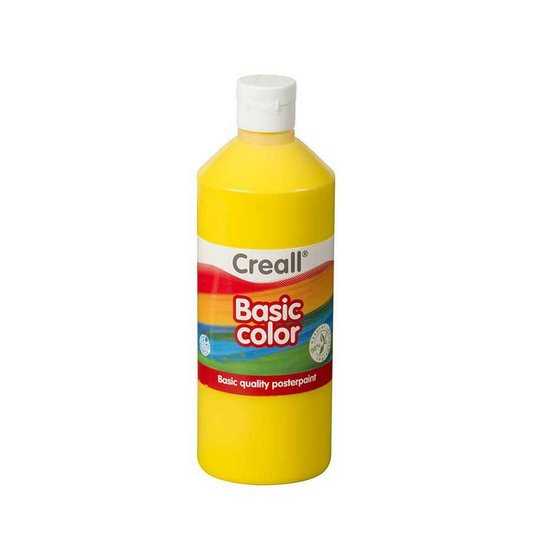 Barva temperová 500ml tmavě žlutá Creall E30063