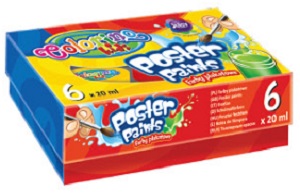 Barvy temperové v kelímku 20ml/ 6ks Colorino     R13178PTR