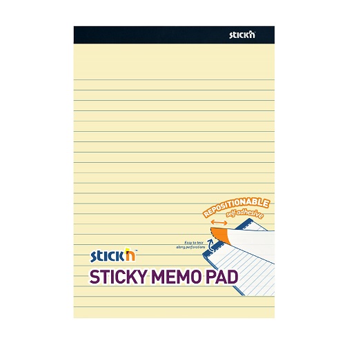 Blok samolepicí 254x178, linkovaný, 50  listů 21851