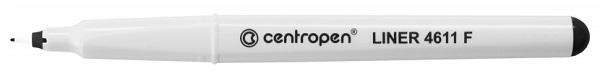 CENTROPEN 4611 černý Liner 0,3