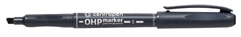 CENTROPEN popisovač 2638 černý B OHP permanent