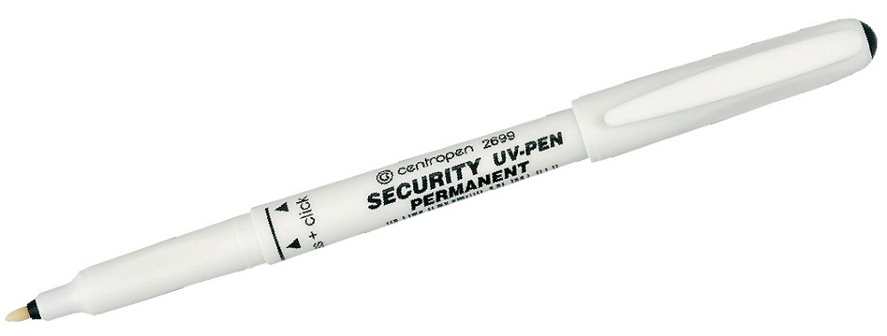CENTROPEN popisovač 2699 Security UV-pen + lampička