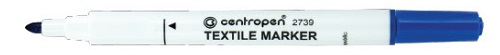 CENTROPEN popisovač 2739 na textil modrý