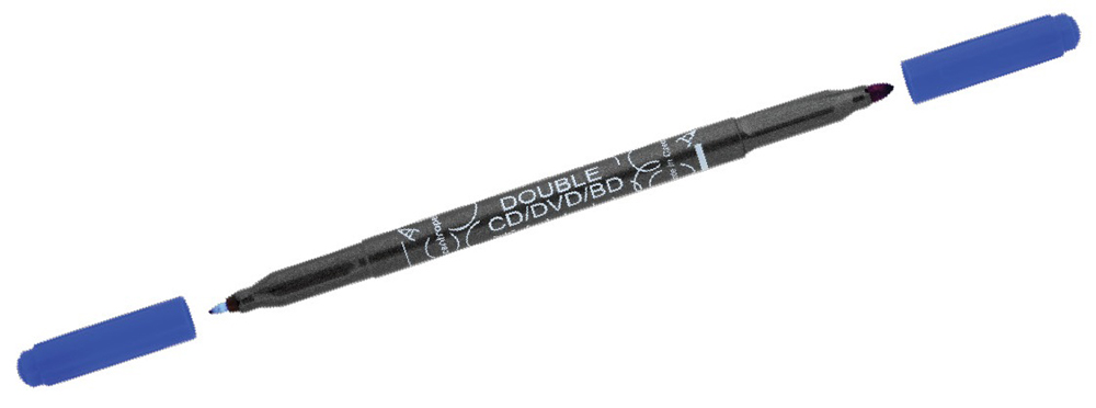 CENTROPEN popisovač 3616 modrý  CD/DVD/BD double perman.liner