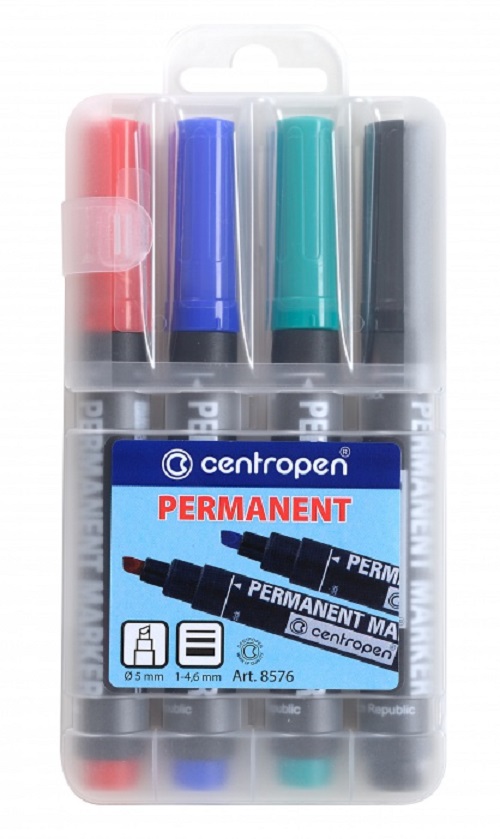 CENTROPEN značkovač 8576/4 ET sada permanent