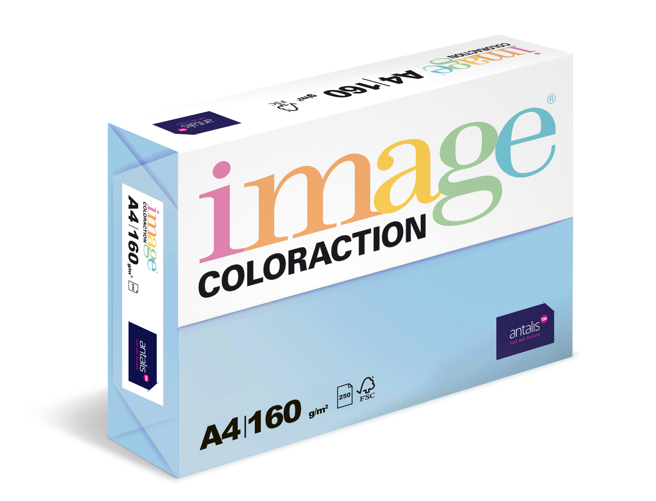 Coloraction A4 160g 70 Iceberg - ledově modrá/250 382081