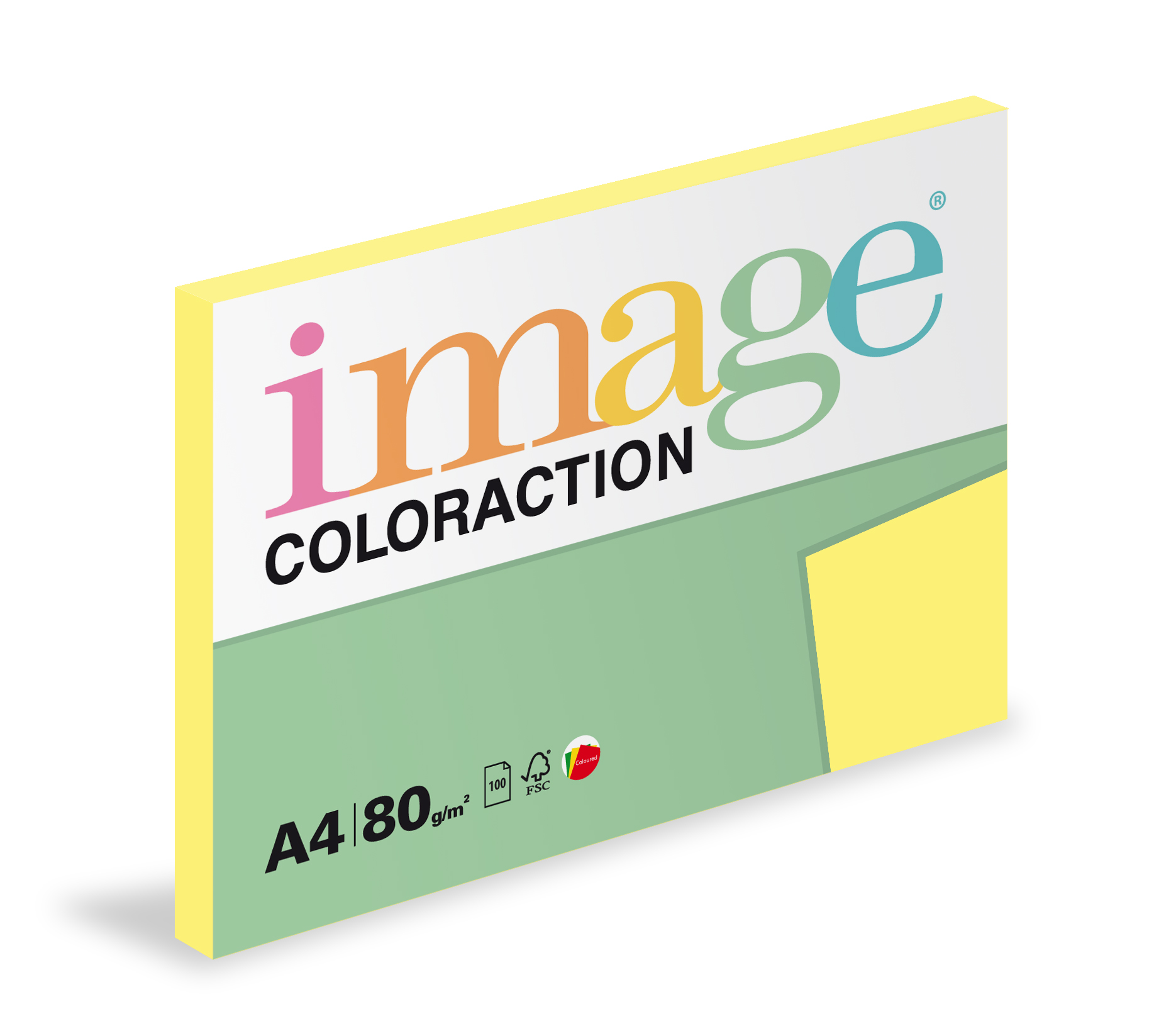 Coloraction A4  80g 34 Florida - citron. žlutá/100 393494