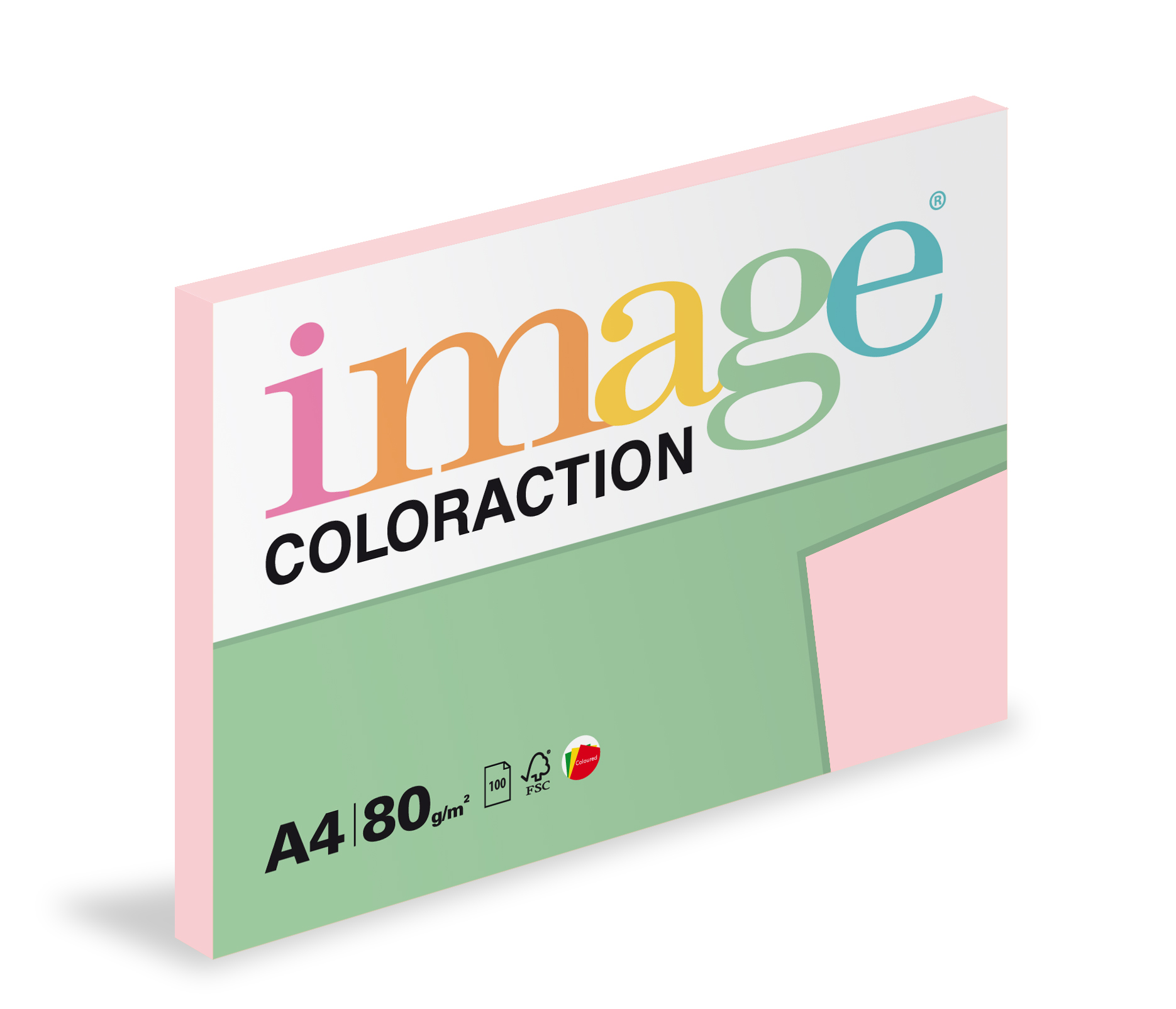 Coloraction A4  80g 74 Tropic - pastel. růžová/100 393488