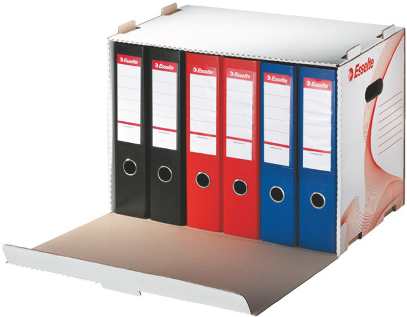 ESSELTE 128900 archivační kontejner s víkem bílý