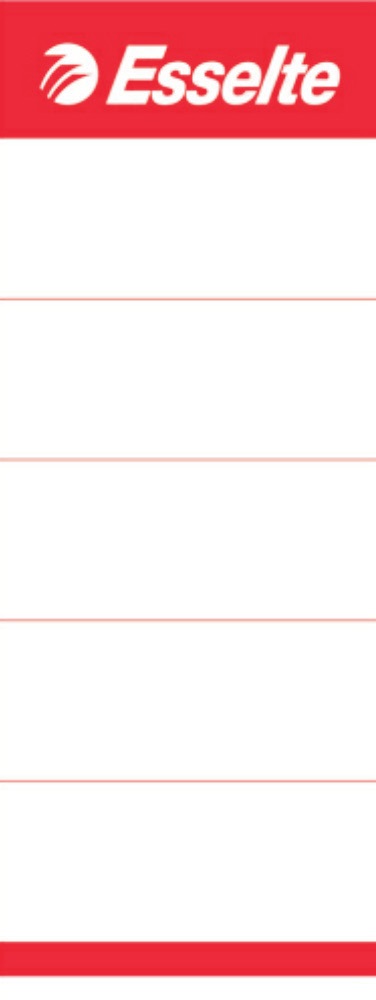 ESSELTE  810801 štítky pro pák.pořadač 75mm/10ks