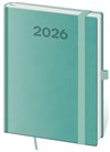 *H26  DPP432-08-26   Diář denní B6 Print Pop - světle zelená , 120x165