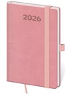 *H26  DPP436-06-26   Diář týdenní kapesní Print Pop - růžová , 90x140