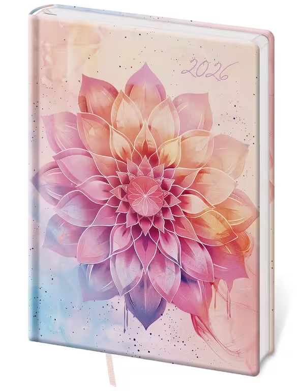 *H26  DV423-39-26   Diář týdenní A5 Vario Lyra - Aura , 145x205