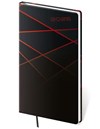 *H26  DV426-01-26   Diář týdenní kapesní Vario - 1 BLACK DESIGN , 80x150