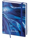 *H26  DV433-33-26   Diary weekly B6 Vario - Matragi Blue s gumičkou , 120x165