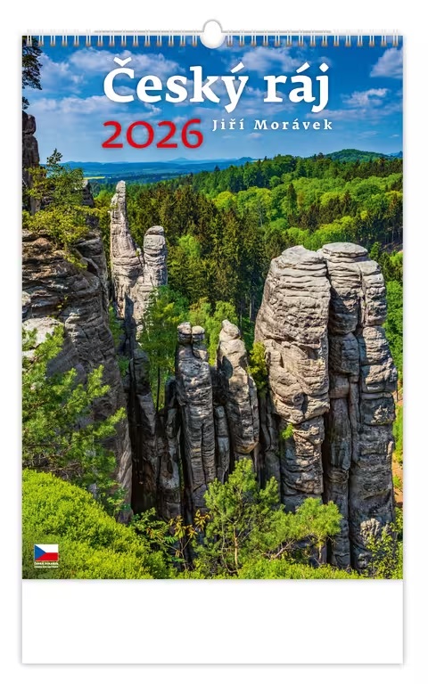 *H26  N106-26  nástěnný kalendář  Český ráj , 315x450(70)