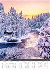nástěnný kalendář  Řeka čaruje