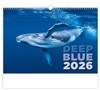 *H26  N136-26  nástěnný kalendář  Deep Blue   NEW , 450x315(70)