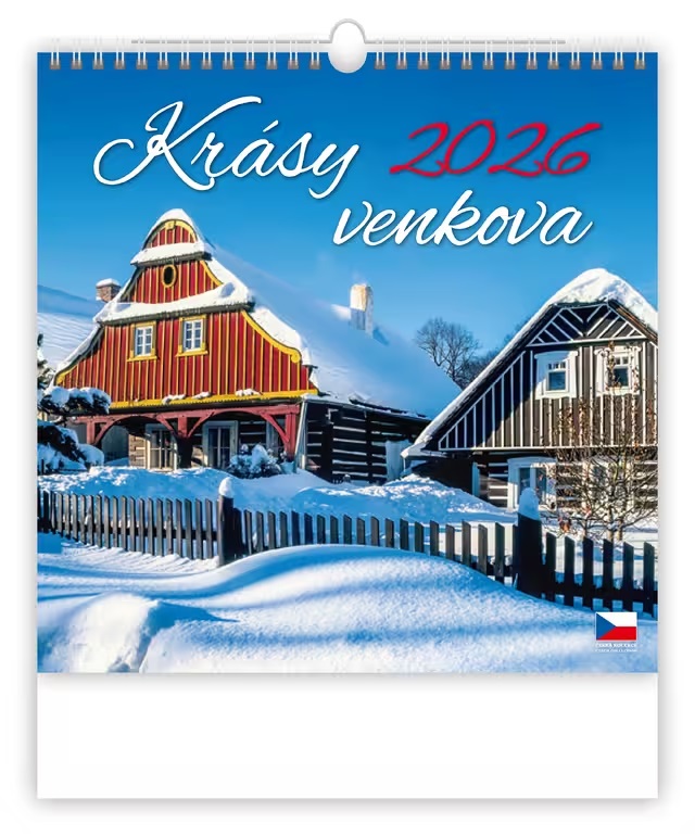 *H26  N174-26  nástěnný kalendář  Krásy venkova , 300x300(70)