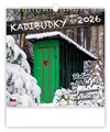 *H26  N175-26  nástěnný kalendář  Kadibudky  NEW , 300x300(70)