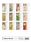nástěnný kalendář  Alfons Mucha   NEW