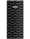*H26  PN01-03-26  PVC Diář kapesní - Napoli měsíční - design 3 , 77x178