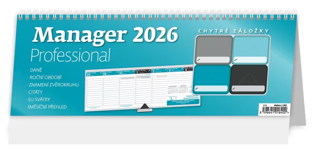 *H26  S59-26  stolní  Manager Professional , 336x121(35)