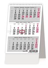 *H26  S69-26  stolní  MINI tříměsíční kalendář ČR/SR , 110x160(35)