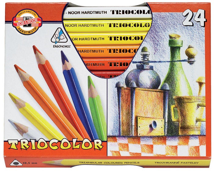 KOHINOOR Pastelky TR10,5 3154/ 24 TRIOCOLOR