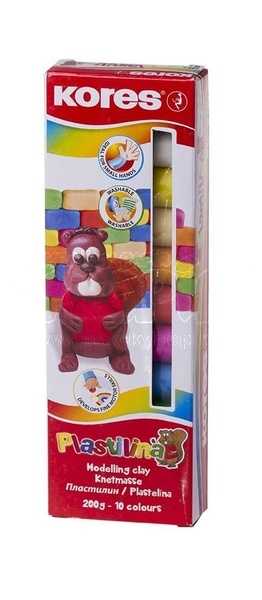Modelovací hmota /10ks 200g KORES    34010