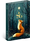 *P26  PGD-35549-Z  NOTIQUE Týdenní magnetický diář Liška 2026, 11 x 16 cm