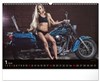 NOTIQUE Nástěnný kalendář Girls & Bikes