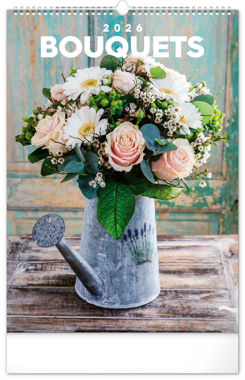 *P26  PGN-35207-L  NOTIQUE Nástěnný kalendář Kytice 2026, 33 x 46 cm