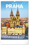 *P26  PGN-35725-L  NOTIQUE Nástěnný kalendář Praha 2026, 33 x 46 cm
